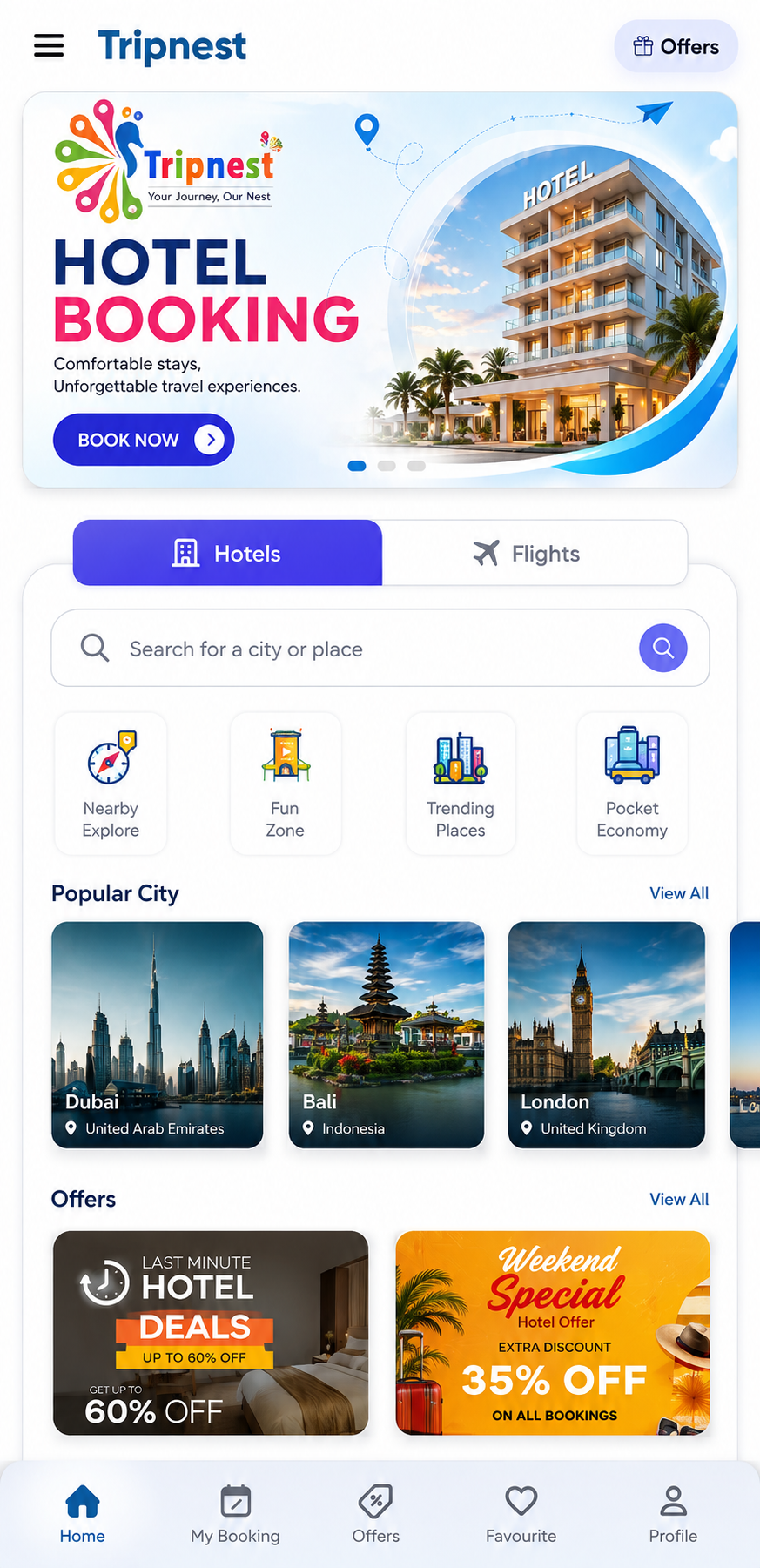 Tripnest Hourly Booking
